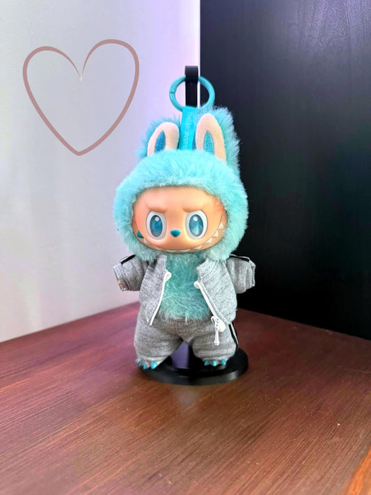 Labubu Outfit – Grey Tracksuit (Doll Not Included) NEW