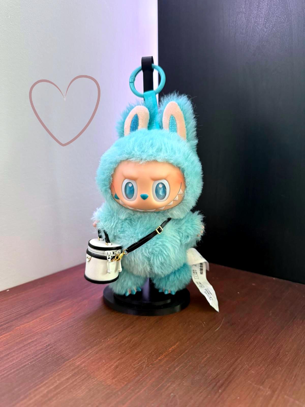 Labubu Mini Purse – White & Black Crossbody Bag (Doll Not Included) Stylish & NEW