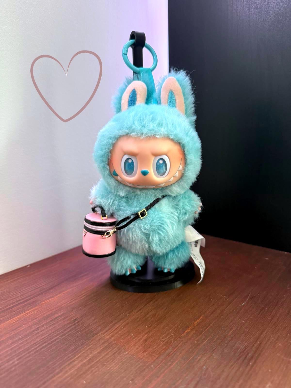 Labubu Mini Purse – Pink & Black Crossbody Bag (Doll Not Included) NEW & Stylish