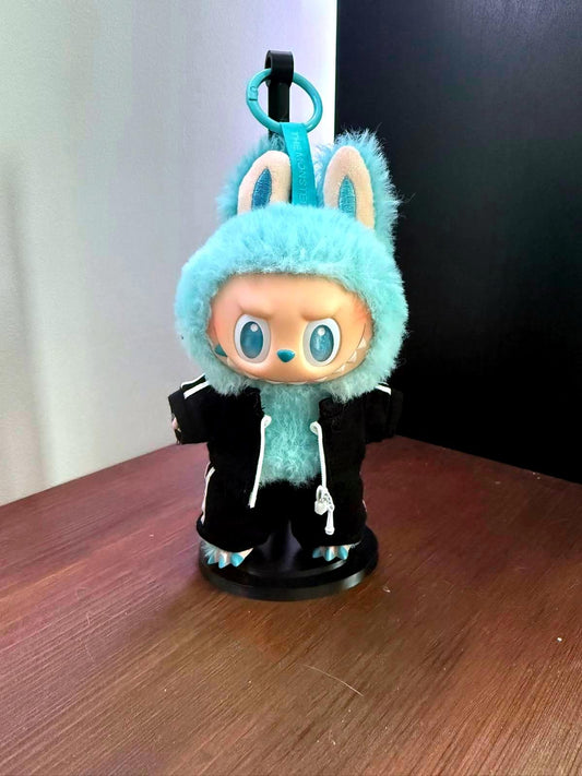 NEW Labubu Cute Black Outfit Tracksuit for Your Adorable Doll!